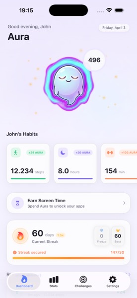 Aura app screenshot